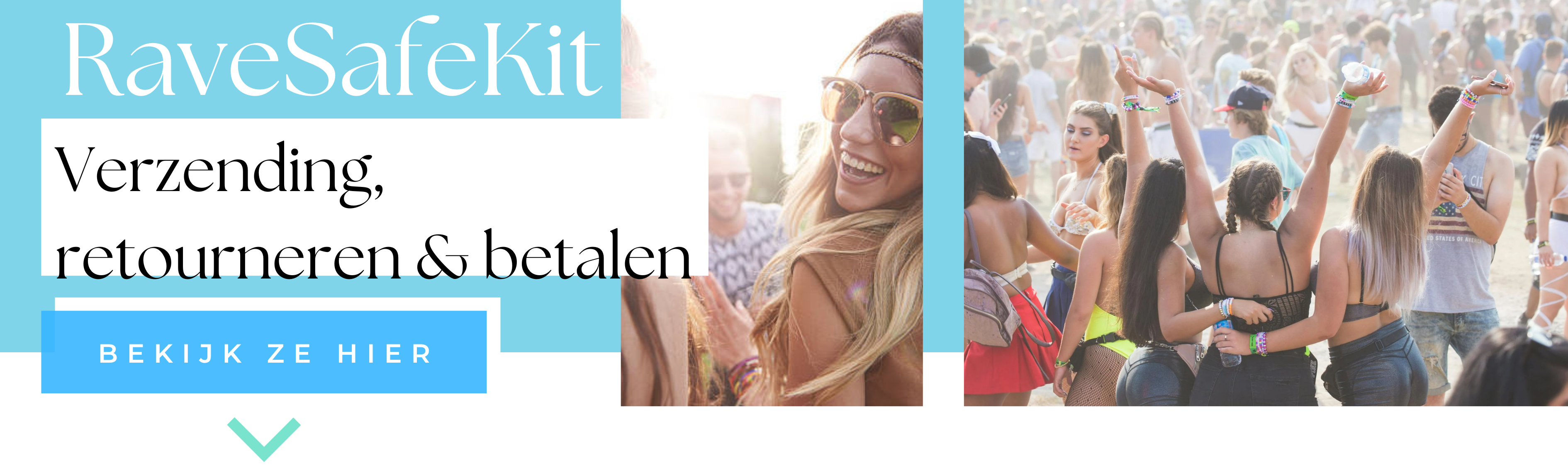 Banner voor pagina verzinding, retourneren en betalen