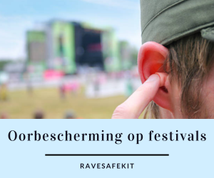 Banner voor blog oorbescherming op festivals